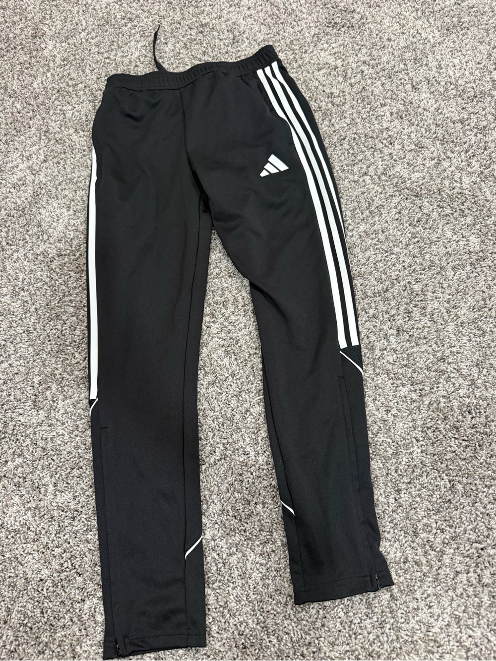 adidas Originals Black Joggers with White 3-Stripes
